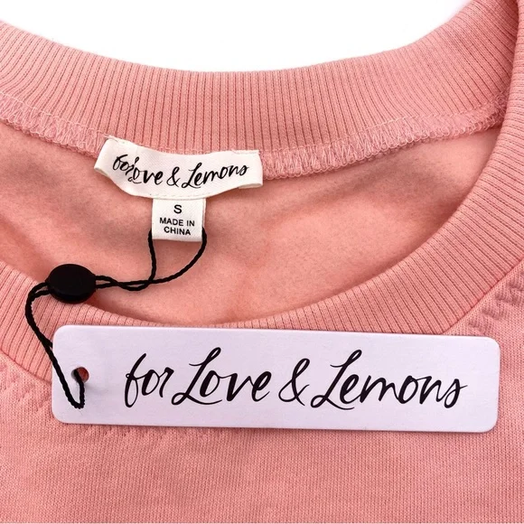 NWT For Love & Lemons Alex Daisy FL&L Oversized Sweatshirt - Picture 13 of 15